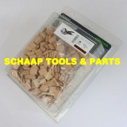 DOMINO-stenen beuken D  4 x 20 mm per 450 verpakt | 495661